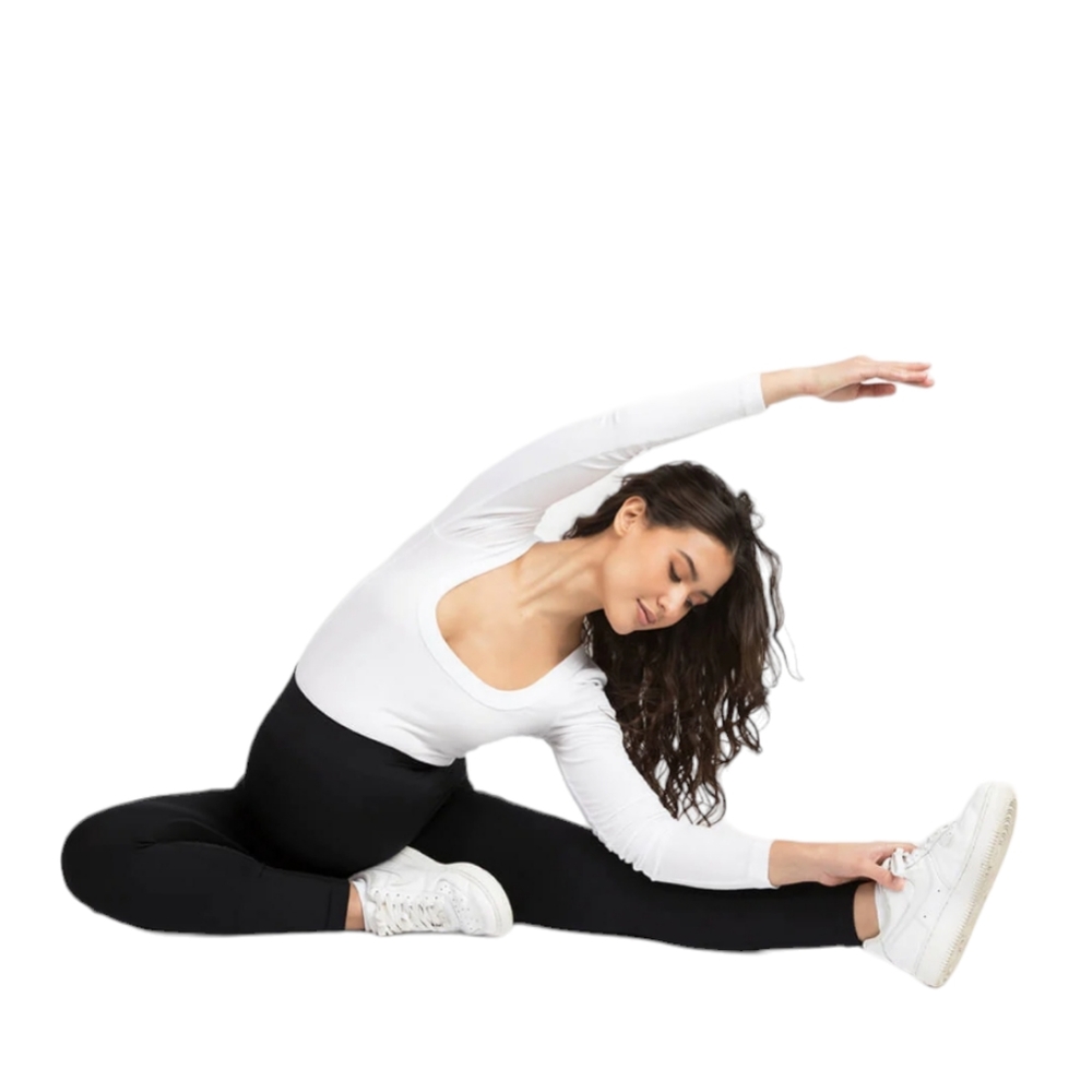 Women's  Maternity Black Leggings